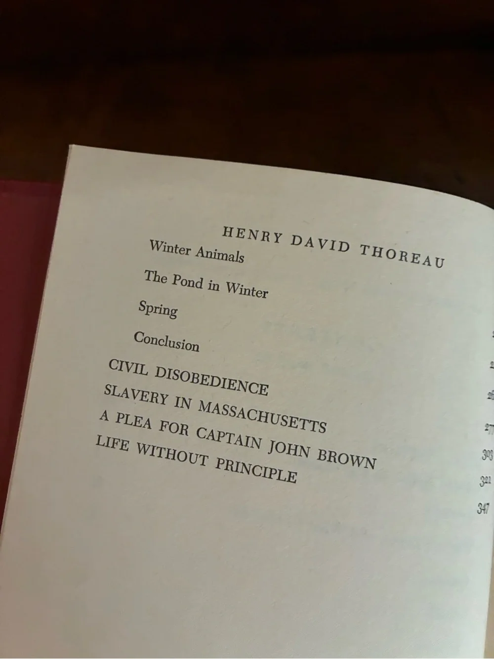 Vintage Walden And Other Writings Collectible Book by Thoreau Red & Gold